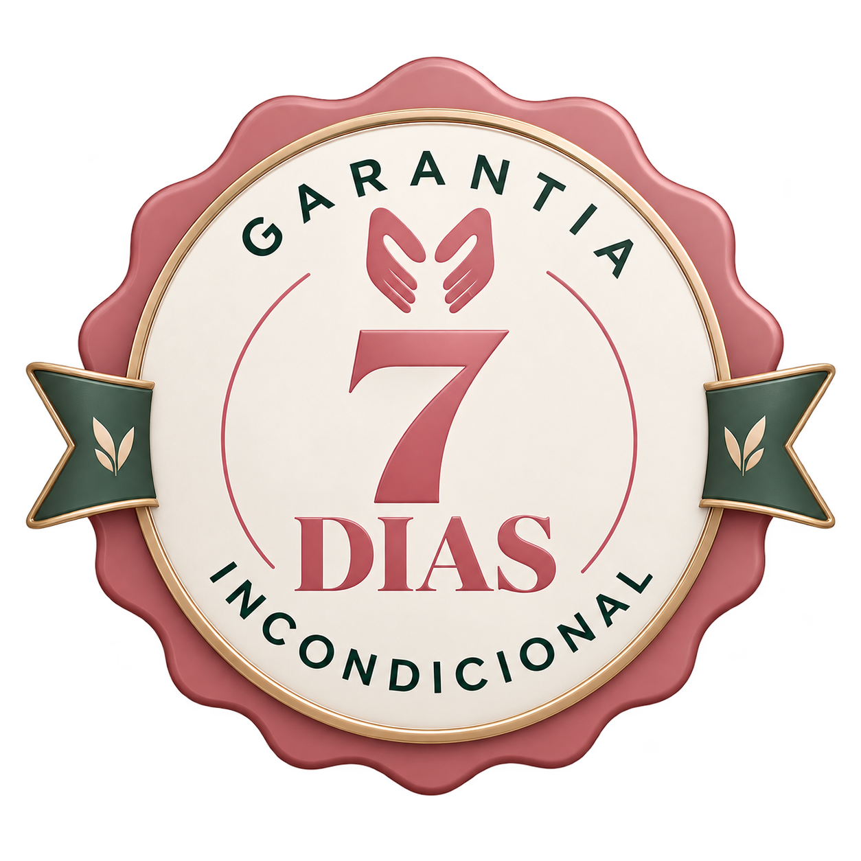 Selo de garantia incondicional de 7 dias